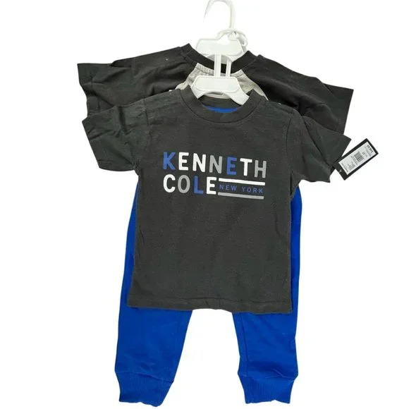 Kenneth Cole New York Toddler Boys 3pcs Tee Pant Set Size 4T $48 - Picture 2 of 2